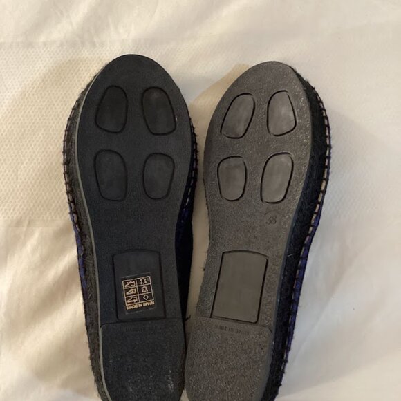 Kenzo Paris Blue Suede Tiger Espadrilles - Picture 7 of 8